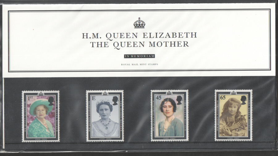 (image for) 2002 Queen Mother Commemoration Royal Mail Presentation Pack M08 - Click Image to Close